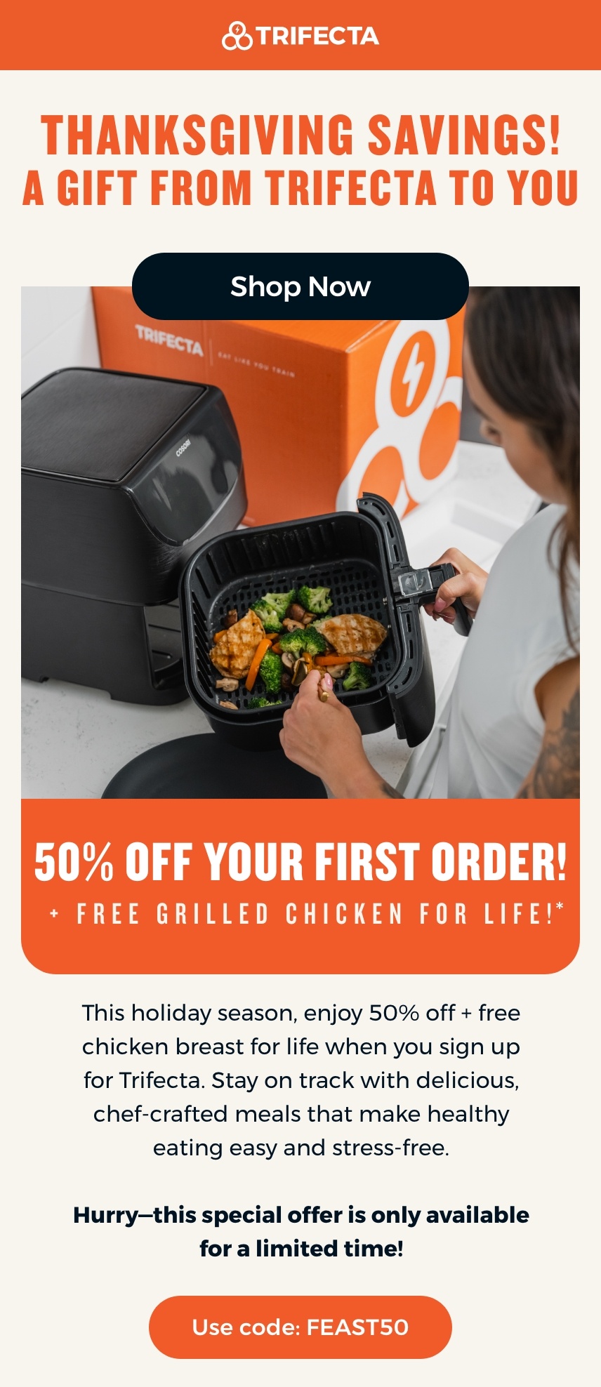 Save on meal delivery!