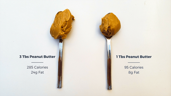 Erdnussbutter portionieren